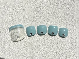 夏フットネイル