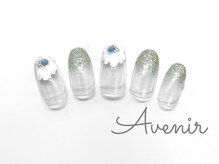 アヴィニール 表参道(Avenir)/フラワーフレンチ　ネイル
