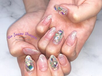 アン ジョーヌドラゴ/【自爪ネイル】埋め尽くしネイル