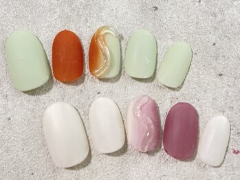 マベル(Ma belle)/7.8月キャンペーンネイル