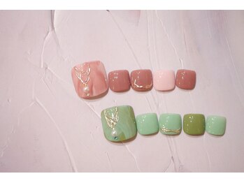 ネイルサロン ブリオン(Nail Salon Bullion)/ニュアンスジュエリーネイル