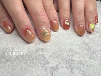 アンガット(angot.)/カラーシャンプーネイル