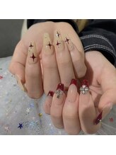 クイーンズビューティーサロン 新宿本店(Queen's beauty salon)/チップ長さだしやりつけ放題