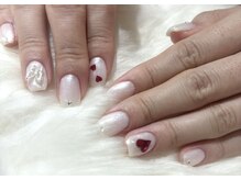 エミュレ(emure.)/キラキラ白雪姫ネイル