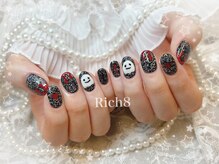 ネイルアンドまつげエクステ リッチエイト 原宿店(Rich8)/おばけのハロウィンネイル