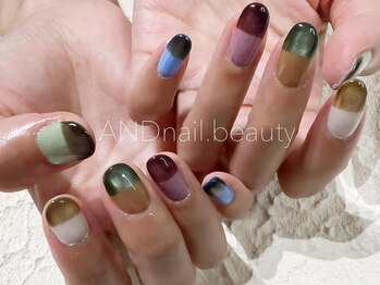 アンドネイル ビューティー(AND nail,beauty)/秋ネイル/マグネット/藤沢
