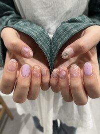バラ　リボンネイル☆