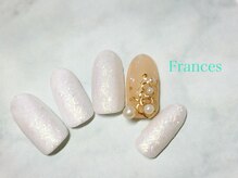 フランセス(Frances)/立体パールネイル