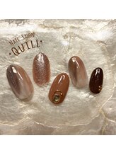 ネイルサロン クイル(QUILL)/２月ブラウン２