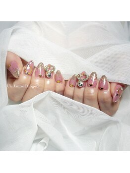 アン ジョーヌドラゴ/【自爪ネイル】ラメグラネイル