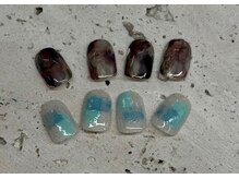 ネイルサロン エーナイン 札幌大通本店/simple winter design