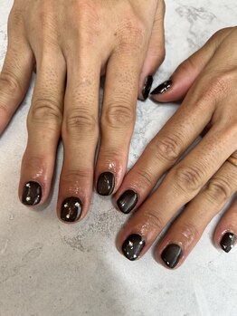 ダリア(Daria)/ワンカラーショートネイル