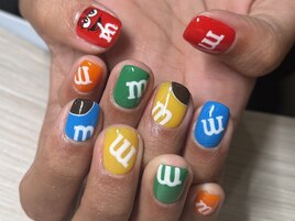 チョコパッケージネイル