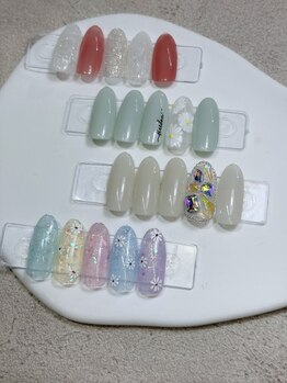ルーカ(Ru-Ka)の写真/【ときめく指先へ♪】季節ごとに変わる定額デザインと、いつでも選べる定番デザイン計56種類をご用意！