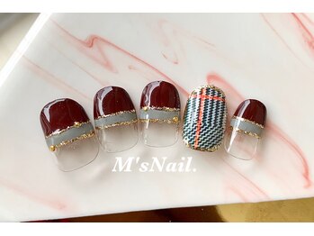 エムズサロン(M's Salon.)/定額ネイル/9500