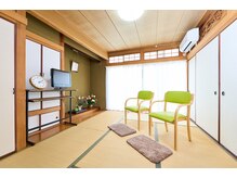 鍼灸療院 泰生堂の雰囲気（落ち着いた和室の待合室でおくつろぎください。）