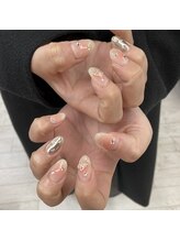 ネイルサロン エーナイン ザ ビッグ豊平店/チークネイル