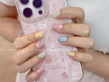 レアネイル 渋谷店(Le’a nail)/リボンカラフル★