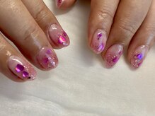 ネイルビジョルノ つくばみどりの店(Nail Begiorno)/ラメグラデーションネイル