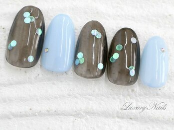 ラグジュアリーネイルズ カワグチ(Luxury Nails Kawaguchi)/キラキラ*ホログラムNail