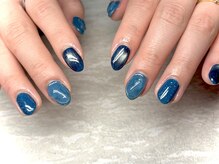 ジュリネイル(JULIE NAIL)/ブルーカラーデザイン♪