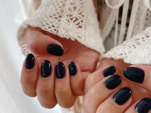 キキネイル 二子玉川(kikinail)/ネイビーネイル/シンプルネイル