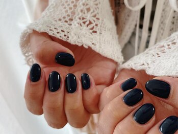 キキネイル 二子玉川(kikinail)/ネイビーネイル/シンプルネイル