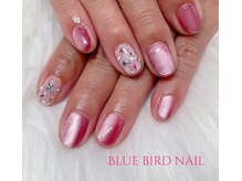 ブルーバードネイル(Blue bird nail)/ドライフラワーネイル