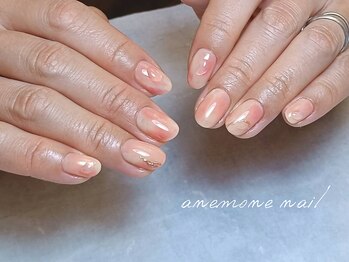 アネモネネイル(anemone nail)の写真/検定取得ネイリストの技術のが際立つ！フォルムやデザインにこだわり、丁寧に施術します◎理想の指先に♪