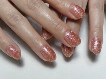 アムネイル(am.nail)/夏にぴったりオレンジフラッシュ