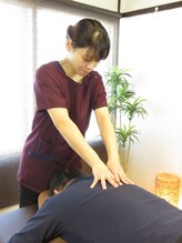 カラダラクチン(体La-Kucing)/うつぶせの施術♪