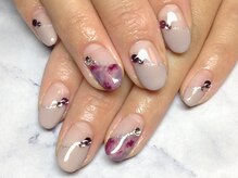 ラウト デコレーションアンドネイルサロン(Lauto Decoration&Nail Salon)/グレージュフレンチネイル