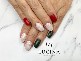 C-848 クリスマスカラーネイル