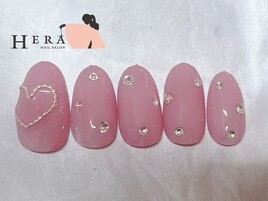 ピンク　シンプル　ハート