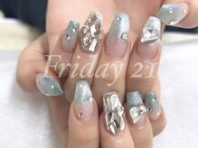 フライデートゥエンティーワン(Friday 21)/ラメグラデーション　12/14