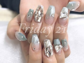 フライデートゥエンティーワン(Friday 21)/ラメグラデーション 12/14