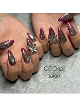 オコネイル ネイルサロンアンドスクール(OCO nail)/メタリックカラーネイル