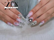 ゼン ネイル デザイン 池袋(ZEN NAIL DESIGN)/* 長 さだしやり放題×つけ放題
