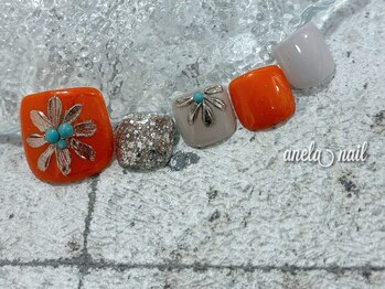 アネラネイル(anela nail)/2026夏フットネイル/7,880円