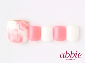 ネイルサロンアビー 北千住店(abbie)/ピンクフラワー ¥11000