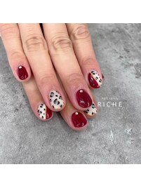 秋のアニマル柄ネイル！