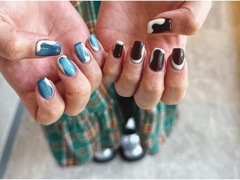 シー(Shhh...)/アシメカラーマグネットデザイン