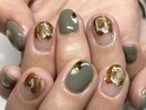 塗りかけニュアンスネイル