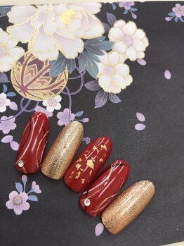 ネイルサロン ベルクレア(Nail salon Belcrea)/お正月・成人式ネイル