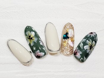 ビーケア 自由が丘店(B.care)/フラワーネイル¥7480
