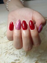 コリヌネイル(Colline Nail)/【田島】春のレッドネイル