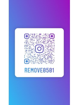 リムーブ(REMOVE)/インスタグラム