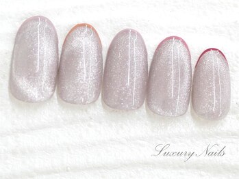 ラグジュアリーネイルズ アカバネ(Luxury Nails Akabane)/うるうる*マグネット＆スキニー
