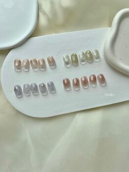 モルン(moln)の写真/お気に入りがきっと見つかる♪10種類以上の豊富なデザインから選べる定額コース☆ネイルが初めての方にも◎