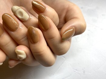 アイネイル 小倉(ai nail)/凹みニュアンス　￥6050～